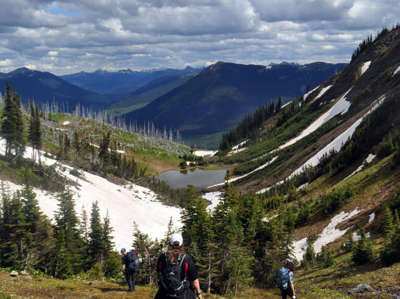 Overlooking the robson valley