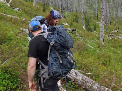 The group heading up