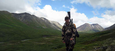 Daniel Egli in Tatshenshini Valley